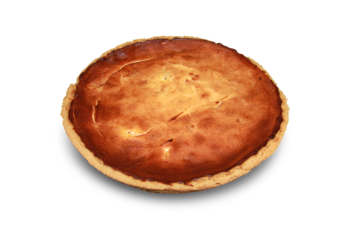 Käsekuchen Pfirsich-Mandarine, rund